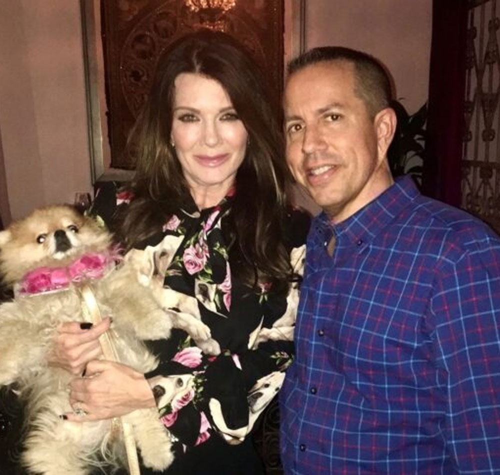 selfie of Lisa Vanderpump with Paul Scott Adamo