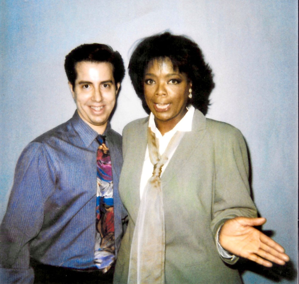 selfie of Oprah Winfrey with Paul Scott Adamo