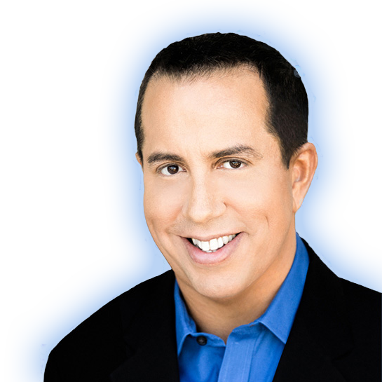 headshot of Paul Scott Adamo against a transparent background with a blue glow
